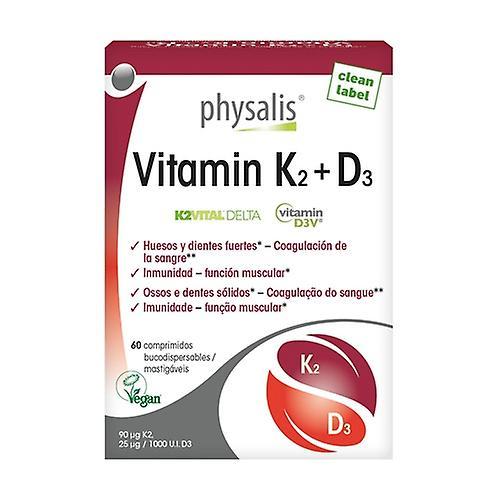 Physalis Vitamín K2 + D3 60 žuvacie tablety on Productcaster.