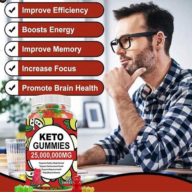 2x Ketone Gummies Apple Cider Vinegar Keto Bear & Boost Immune on Productcaster.