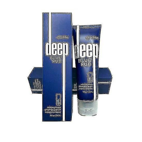 120ml Deep Blue Rub Cream, Sports Cream Essential Oil for Fatigue and Soreness on Productcaster.