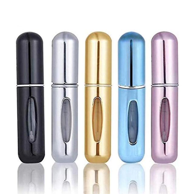 5ml 5 Pcs Perfume Atomizer, Portable Refillable Perfume Bottles High Quality adult unisex on Productcaster.