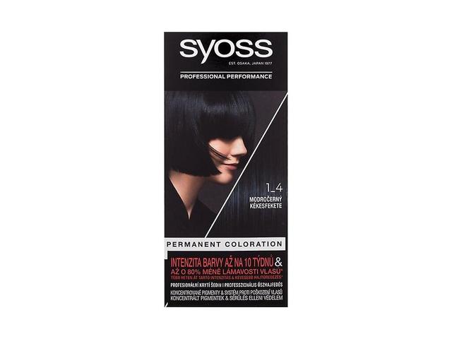 Syoss - Permanent Coloration 1-4 Blue Black - For Women, 50 ml on Productcaster.