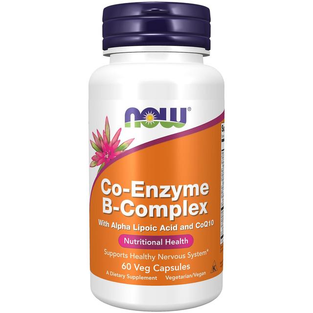 NOW Foods Co-Enzyme B Complex 60 Veg Capsules on Productcaster.