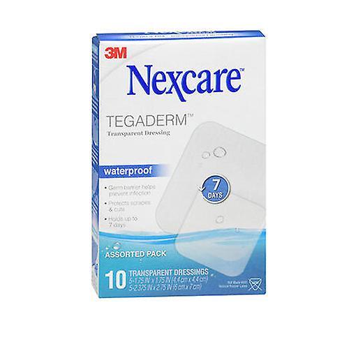 3M Nexcare Tegaderm Vodotesný priehľadný obväz rôzne, 10 každý (balenie po 1) on Productcaster.