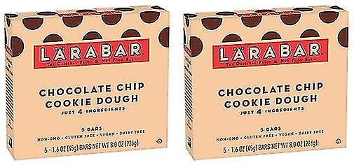 Chocolate Chip Cookie Dough Fruit Nut Food Bar 2 Box Pack on Productcaster.