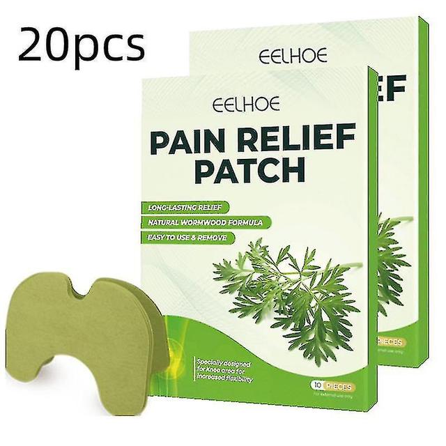 Unitoney Knee Joint Pain Plaster Chinese Wormwood Extract Sticker For Joint Ache Arthritis Rheumatoid Pain Relief Patch 20pcs on Productcaster.