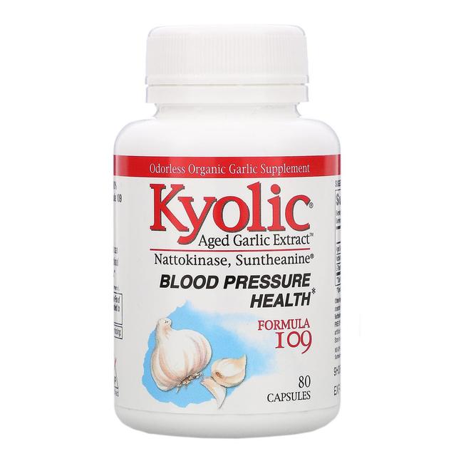 Kyolic, Aged Garlic Extract, Formula 109, 80 Capsules on Productcaster.