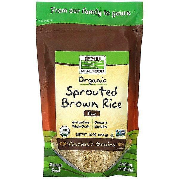 Now Foods, Real Food, Organic Sprouted Brown Rice, Raw, 16 oz (454 g) on Productcaster.