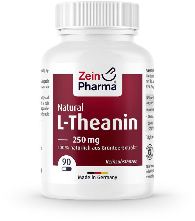 Zein Pharma Natural L-Theanin 250mg 90 Capsules on Productcaster.