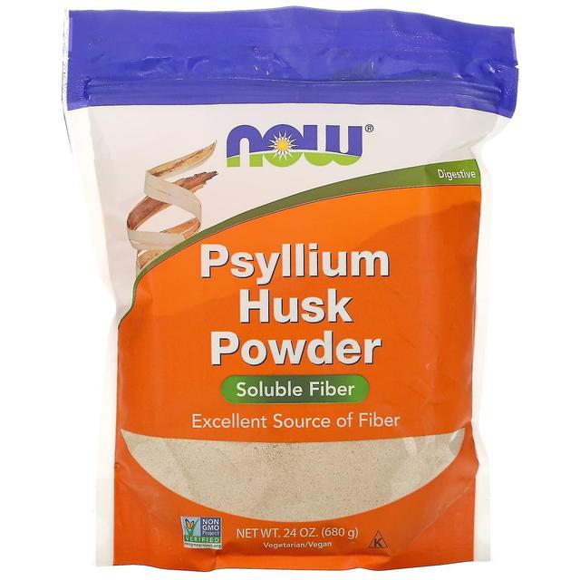 NOW Foods, Psyllium-kuorijauhe, 1.5 paunaa (680 g) on Productcaster.