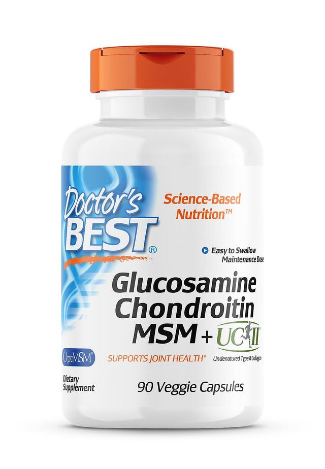 Doctor's Best Glucosamin, Chondroitin, MSM + UC-II, 90 vegetarische Kapseln on Productcaster.