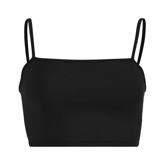 Sexy rückenfreie Tube Tops für Frauen, elegantes schickes Club-Top-Top in lila S, Sommer-Mode-Weste Crop-Top Schwarz M on Productcaster.