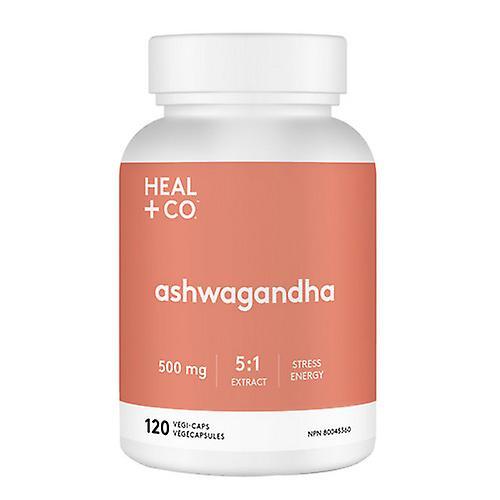 Heal + Co. Heal + Co. Ashwagandha (ekstrakt 5: 1), 500 mg, 120 VegCaps on Productcaster.