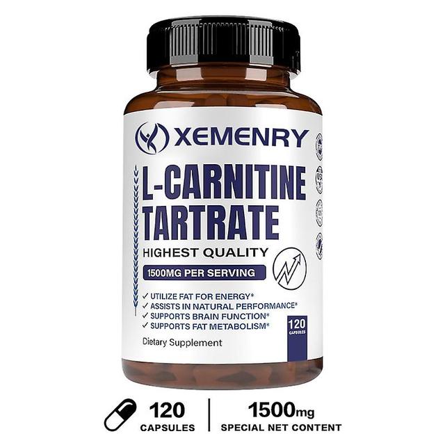 Vorallme Premium L-carnitine Tartrate Supplement - 1500 Mg Boosts Natural Energy, Supports Metabolism And Relieves Fatigue, 120 Capsules on Productcaster.