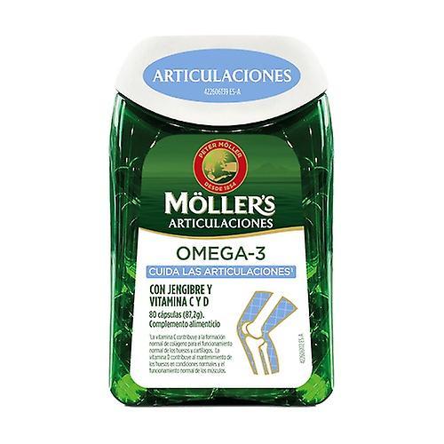 Möller's Omega-3 so zázvorom a vitamínmi C a D 80 kapsúl on Productcaster.