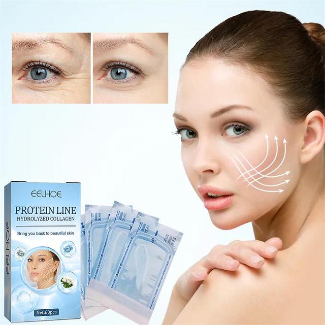 60pcs Face Protein Thread Skin Tightening Collagen Thread For Women Girls on Productcaster.