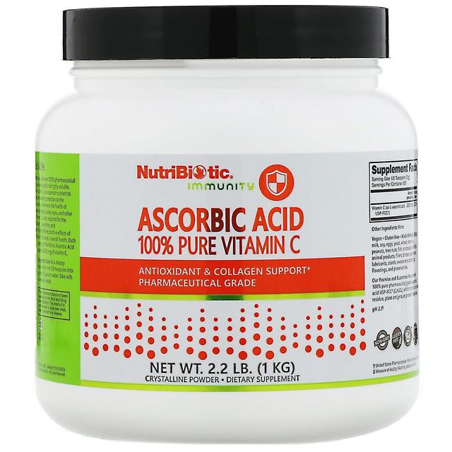 NutriBiotic, Immunity, Ascorbic Acid, 100% Pure Vitamin C, Crystalline Powder, 2 on Productcaster.