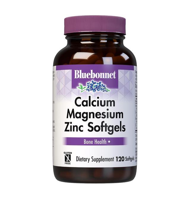 Bluebonnet Calcium, Magnesium, Zinc & Vitamin D3 120 Softgels on Productcaster.