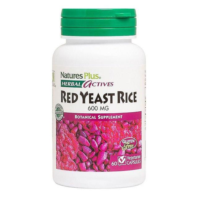 Nature's Plus Herbal Actives Red Yeast Rice 600mg VCaps 60 (7246) on Productcaster.