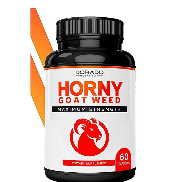 Horny Goat Weed dla mężczyzn i kobiet | Korzeń Maca-żeń-szeń-szeń johimbina-tribulus-l-arginina Wytrzymałość-krążenie-staw i wsparcie pleców - 60 t... on Productcaster.