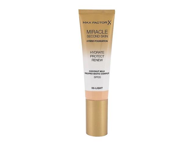 Max Factor - Miracle Second Skin 03 Light SPF20 - Dla Kobiet, 30 ml on Productcaster.