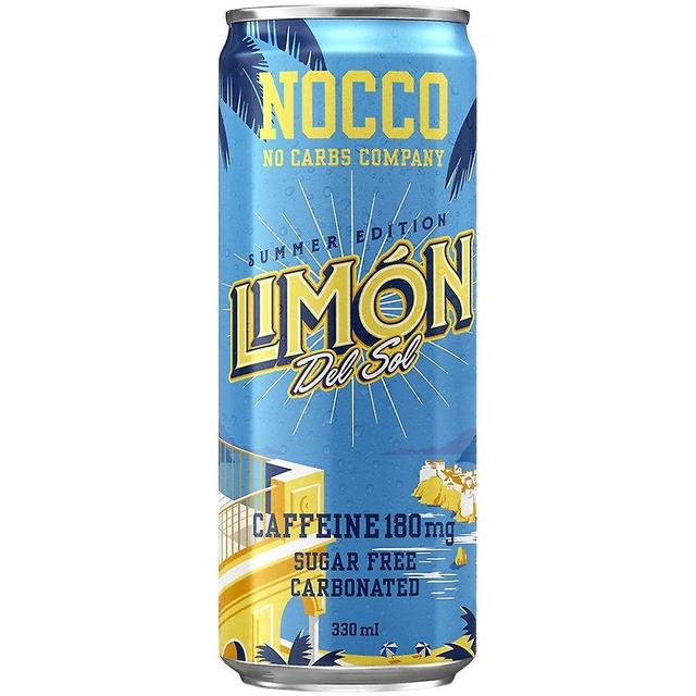 Nocco BCAA+ Cans Fizzy Caffeine Free Sports Amino Acid Energy Drink - 330ml x 24 Lemon Del Sol on Productcaster.