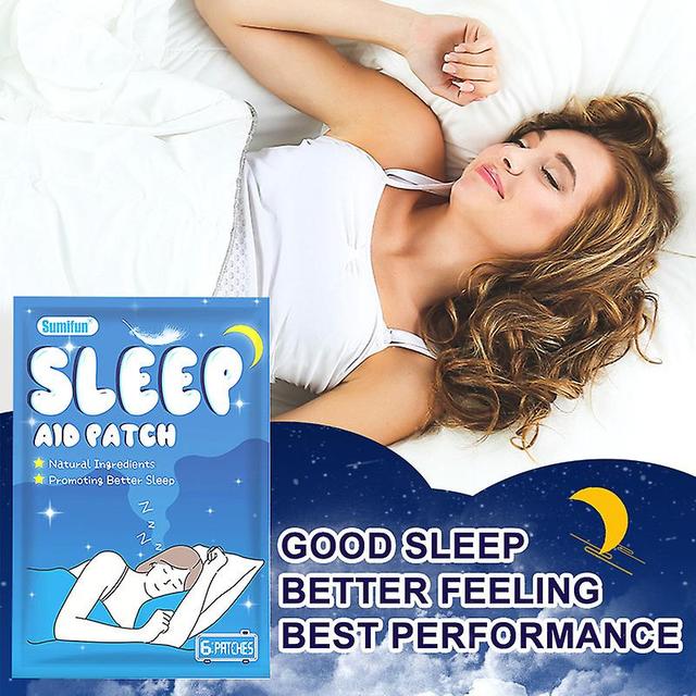 5pcs Herbal Sleeping Patch Sleep Aid Medical Plaster Improve Insomnia Relieve Stress Anxiety Sticker For Kids Adult on Productcaster.