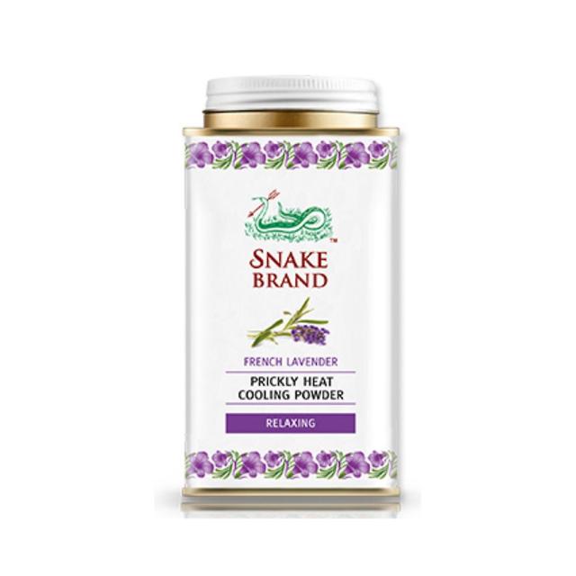 Qian Thailand Shengle Brand Snake Powder Hot Prickly Heat Powder Baby Snake Powder Talcum Powder Prickly Heat Powder 140g Lavender on Productcaster.