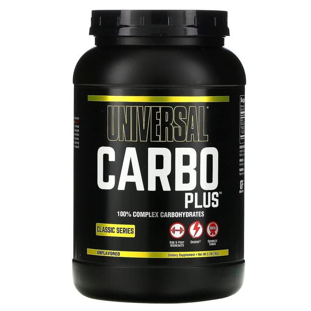 Universal Nutrition, Carbo Plus, 100% Complex Carbohydrate, Unflavored, 2.2 lb (1 kg) on Productcaster.