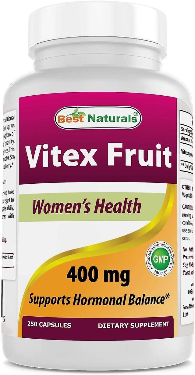 Best naturals vitex fruit (chasteberry) 400 mg 250 capsules on Productcaster.