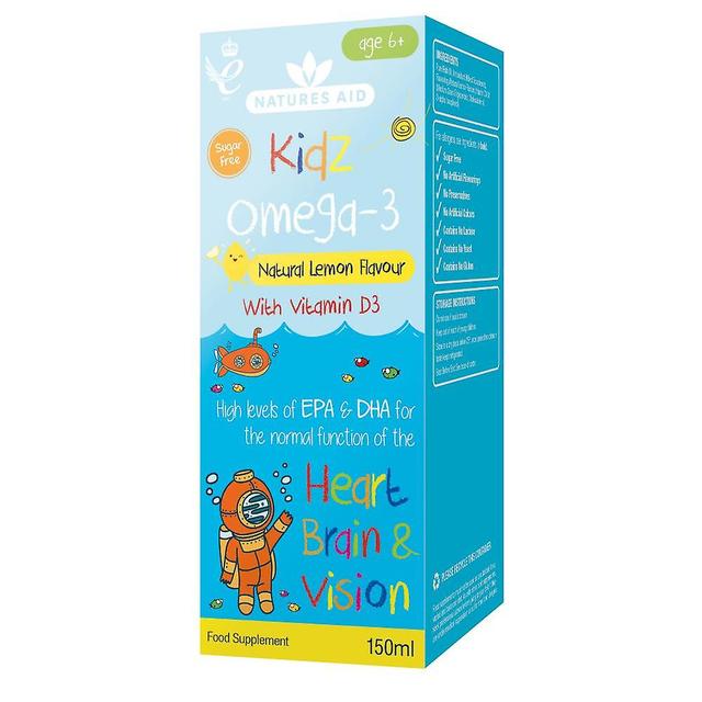 Natures Aid Natures auttaa kidz omega-3 luonnollista sitruunan makua on Productcaster.