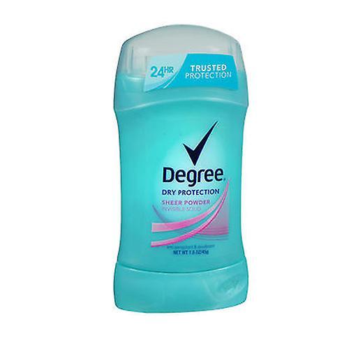 Degree Stupeň Anti Perspirant Neviditeľný pevný číry prášok, 1,6 Oz (balenie po 1) on Productcaster.