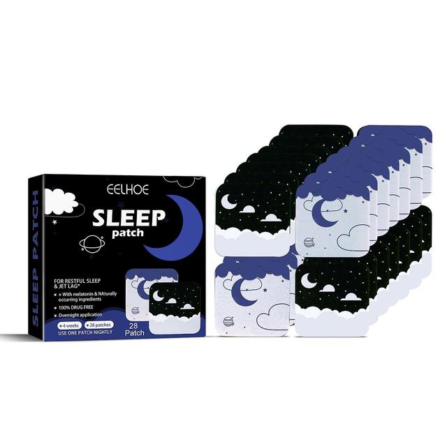 28-84pcs Insomnia Treatment Sleep Aid Patch Relieve Anxiety Headache Neurasthenia Soothing Plaster Body Relaxing Help Sleeping Patch 1pc on Productcaster.