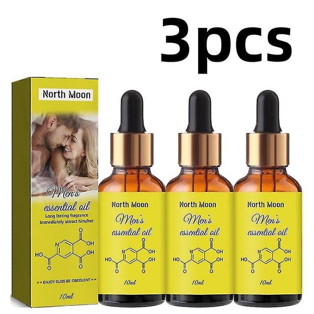 Pheromon-Duftöl Ätherisches Körperöl Lang anhaltendes und süchtig machendes persönliches Körperöl zum Anziehen von Männern und Frauen 10ML 3pcs on Productcaster.