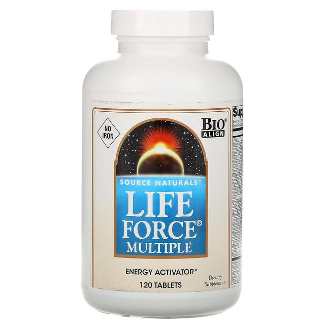 Source Naturals, Life Force Multiple, No Iron, 120 Tablets on Productcaster.