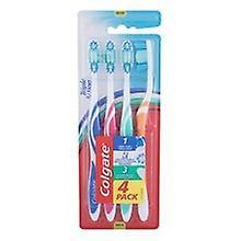 Colgate - Triple Action Medium Toothbrush (4 pcs) - Toothbrushes with shaped bristles on Productcaster.