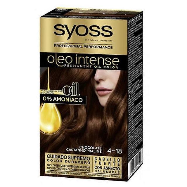 Syoss oleo cor de cabelo permanente intenso 4-18 chocolate on Productcaster.