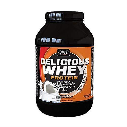 QNT Delicious Whey Protein Powder Bodybuilding Muscle Mass Growth Coconut 2.2kg on Productcaster.