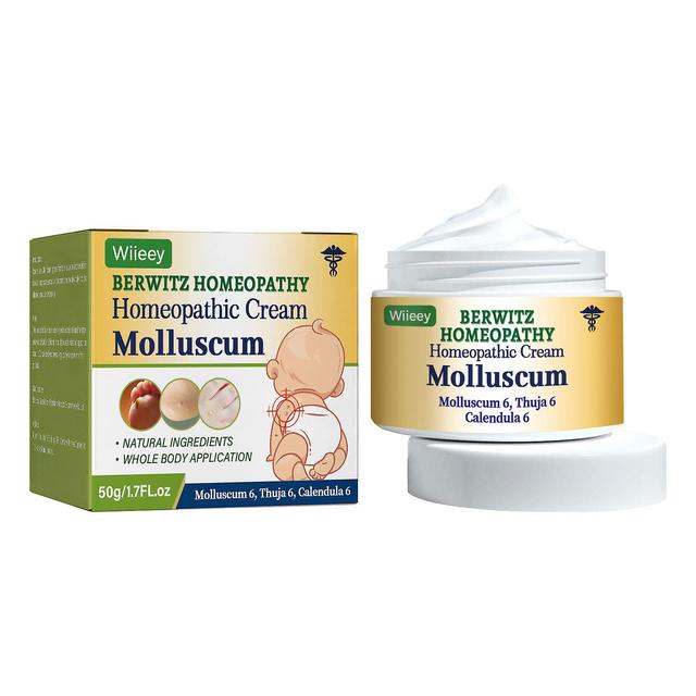 Homeopathie crème voor molluscum wratten, veilig voor baby's, kinderen en volwassenen on Productcaster.