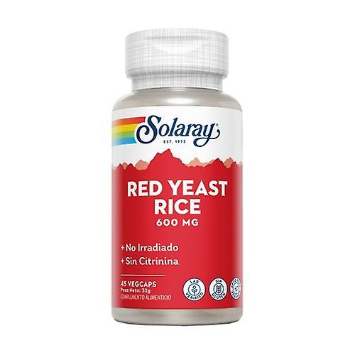 Solaray Red Yeast Rice 45 vegetable capsules on Productcaster.