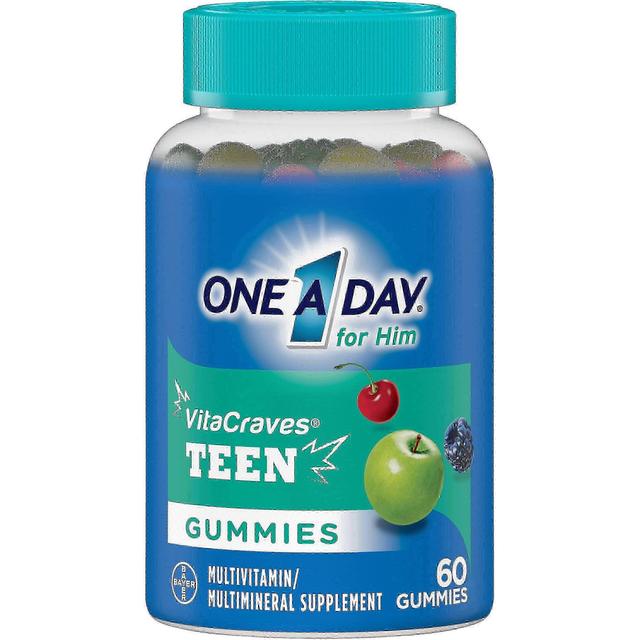 One A Day Jeden deň vitacraves teen pre neho multivitamín, gummies, 60 ea on Productcaster.