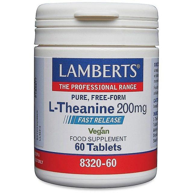 Lamberts L-Theanine 200mg Tablets 60 (8320-60) on Productcaster.