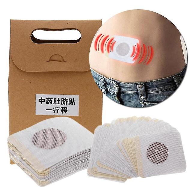 40pcs/box Chinese Medicine Slimming Patch Fast Burning Fat Lose Weight Products Natural Herbs Navel Sticker Body Shaping Patches on Productcaster.