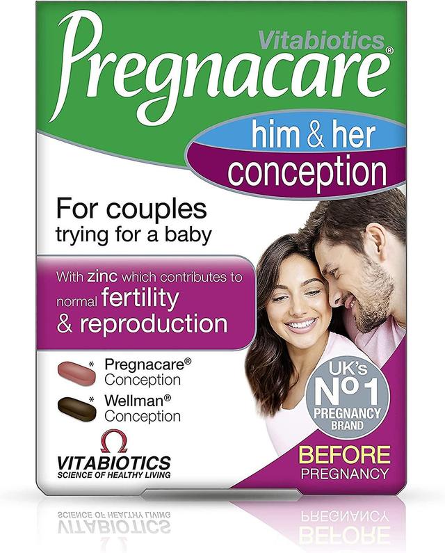 Vitabiotics Pregnacare Conception His Her Tablet 60 Tablets - 3 Packs for 2 on Productcaster.