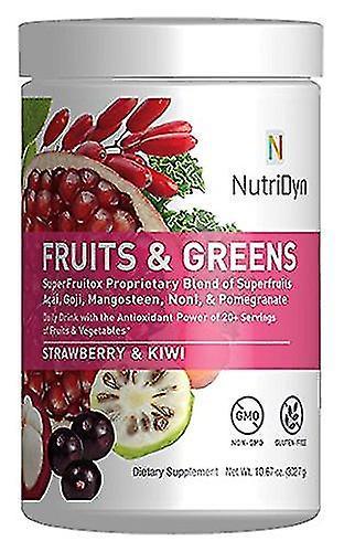 Nutridyn Fruits & Greens Strawberry/kiwi Flavor 300 Grams on Productcaster.