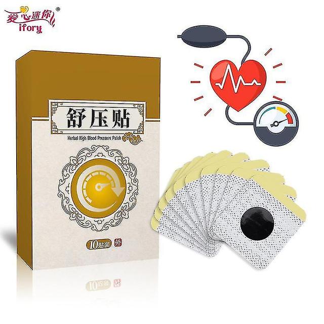 Ifory 10pcs=1box Hypertension Patch Chinese Herbal Medical Stickers Reduce High Blood Pressure Medical Plaster Health Care Hk | Fruugo Nz on Productcaster.