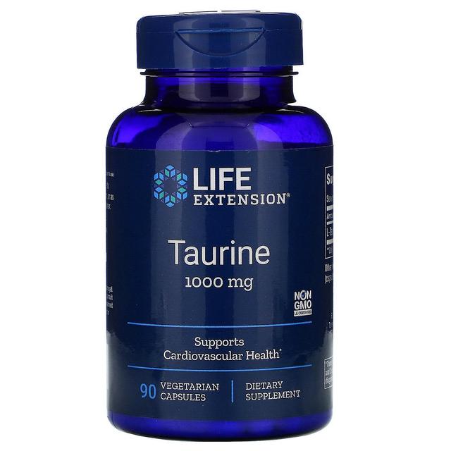 Life Extension, Taurine, 1,000 mg, 90 Vegetarian Capsules on Productcaster.