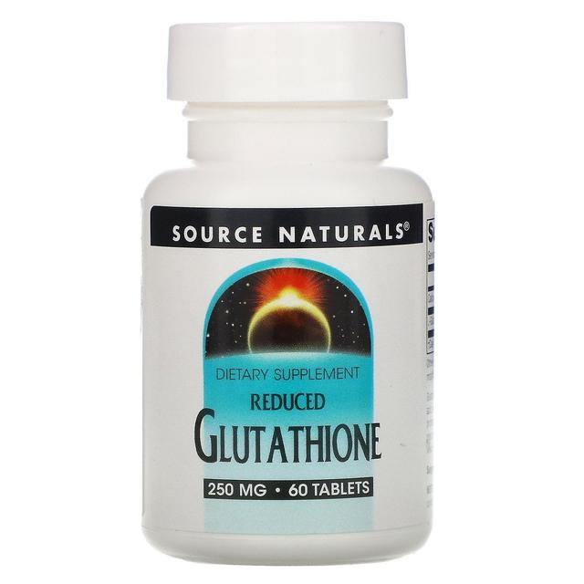 Source Naturals Källa Naturals, Minskad glutation, 250 mg, 60 tabletter on Productcaster.