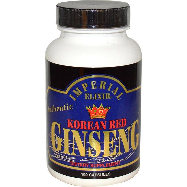 Imperial Elixir, Korean Red Ginseng, 100 Capsules on Productcaster.