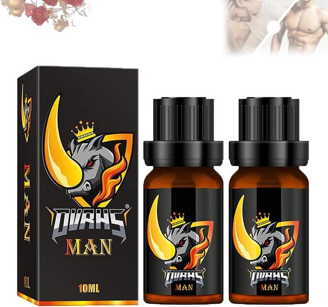 Zjrui Men Essential Oil, 10ml Enlarge Essential Oil For Men, Energy Massage Essential Oil For Men, Boost Strength For Men 2pcs on Productcaster.