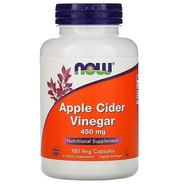 Now Foods, Apple Cider Vinegar, 450 mg, 180 Veg Capsules on Productcaster.